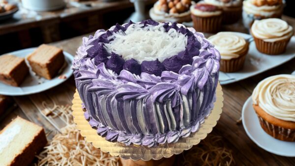 Ube Macapuno Cake - Epic Silogs x DottyCakes - Image 2