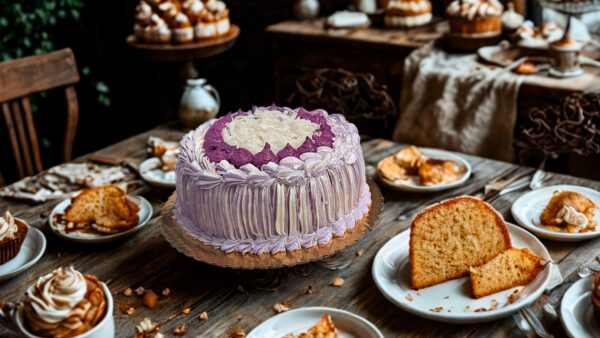 Ube Macapuno Cake - Epic Silogs x DottyCakes - Image 5