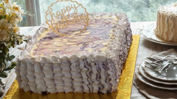 Ube Tiramisu Cake - DottyCakes' A Filipino Fusion Delight - Image 3